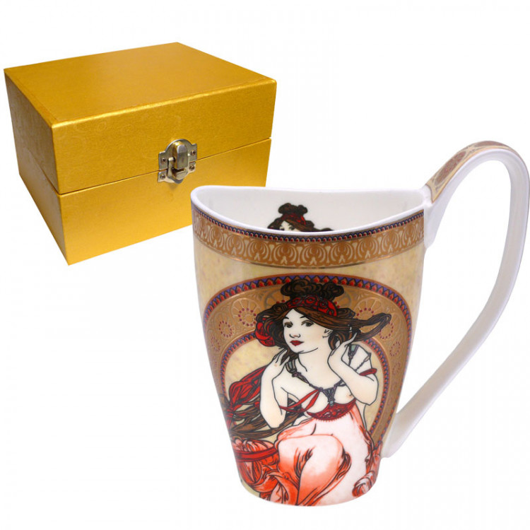 Чашка "Муза" А. Муха 500 мл