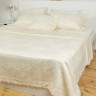 Набор постельного белья с покрывалом Policotton, крем