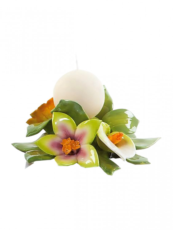 Подсвечнк "Букет цветов"