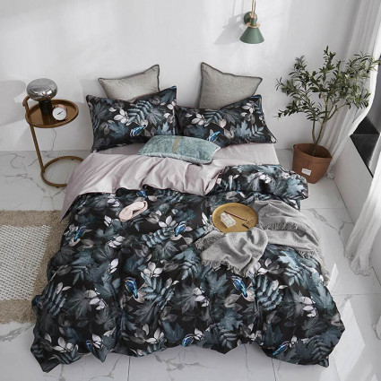 Постільна білизна Сonfidence, чорно/сіра