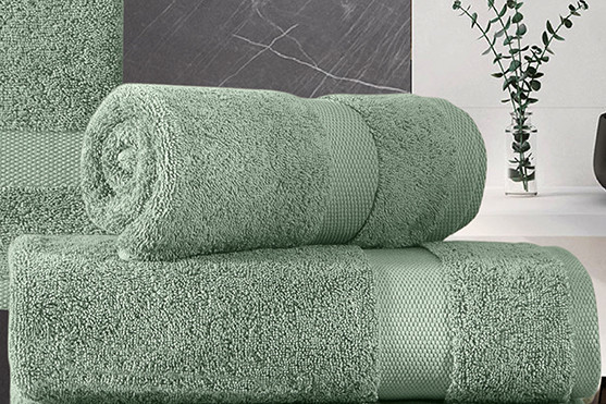 Комплект рушників Arel, зелений