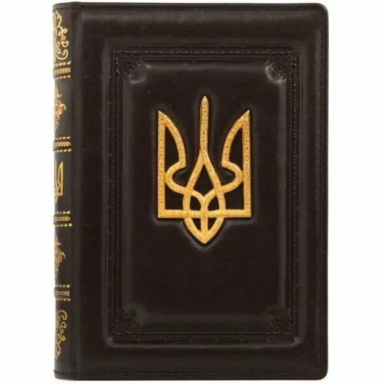 Щоденник з Тризубом України, коричневий