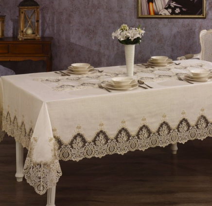 Скатертина "Lisa", крем