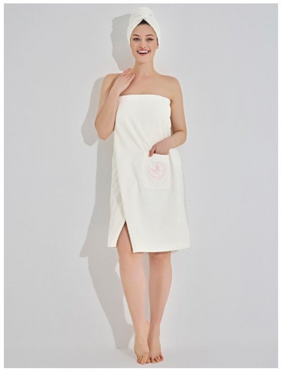 Набір для сауни жіночий Elena, крем