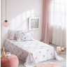 Постільна білизна "Frulato", білий/рожевий